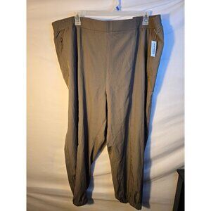 Nwt New Womens Plus Size 3X Old Navy Joggers Workout Pants Tan Stretch Quick Dry